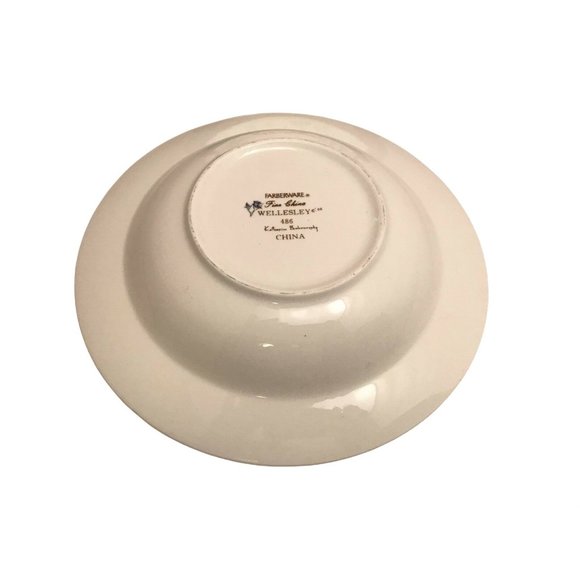 Farberware Wellesley Fine China - Pair Large Rimmed Soup Bowls - 9.25" - #486 - Picture 6 of 7